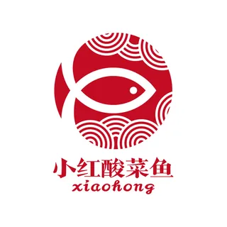 小红酸菜鱼LOGO设计