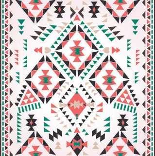 少数民族藏族特色花纹波西米亚风纹理背景图案设计AI矢量图片素材