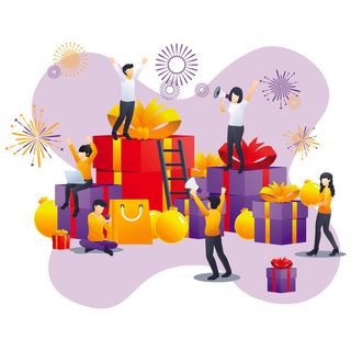 扁平化人物场景办公互联网等距ai矢量设计网页海报UI素材插画