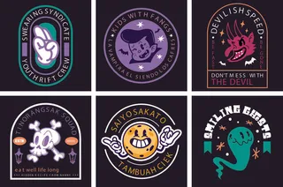 欧美可爱卡通logo标志