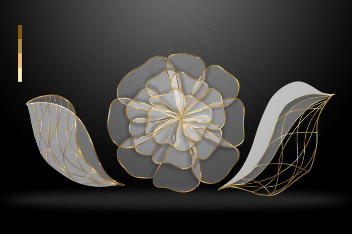 婚礼道具铁艺花