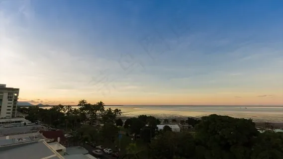 日落, 凯恩斯, 夏天, 海洋, 自然, 天空, 景观, 海