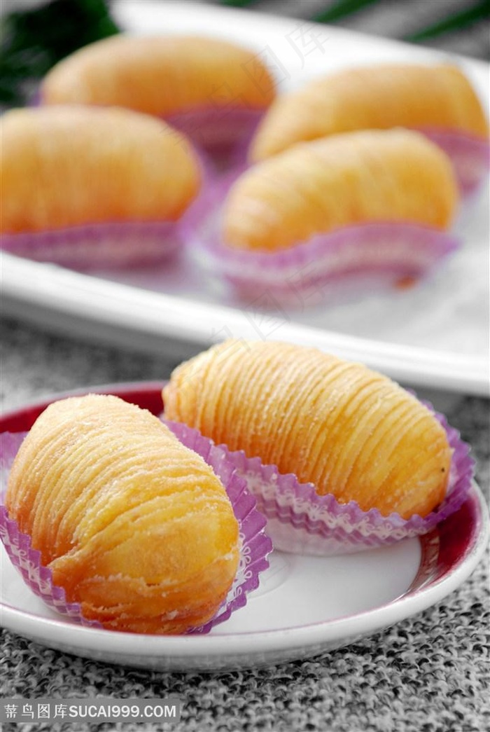 甘香雪蛤酥的美食图片中华美食