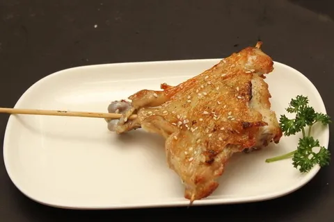 烧烤美食烤肉街边小吃油炸烤鸡腿