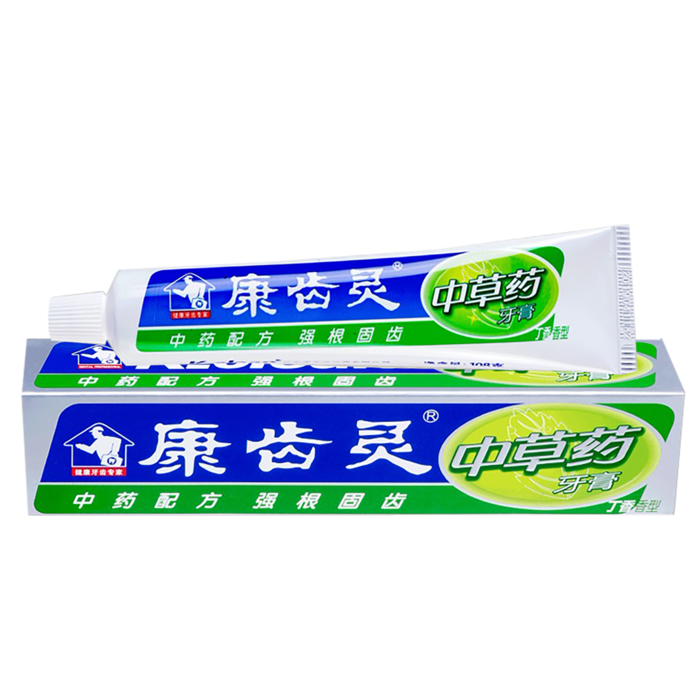 康齿灵牙膏 (34)超市商品白底图免抠实物摄影png格式图片透明底