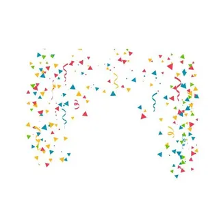 五彩纸屑 PNG免抠