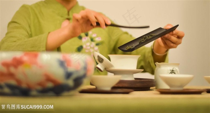 东方元素茶文化茶道茶叶养生品茶