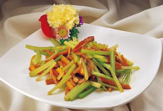 0806X-172西芹菜脯炒干丝