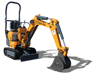 单人挖掘机现代农业