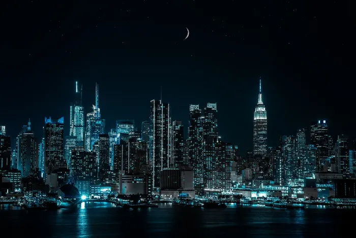 高清城市夜景风景