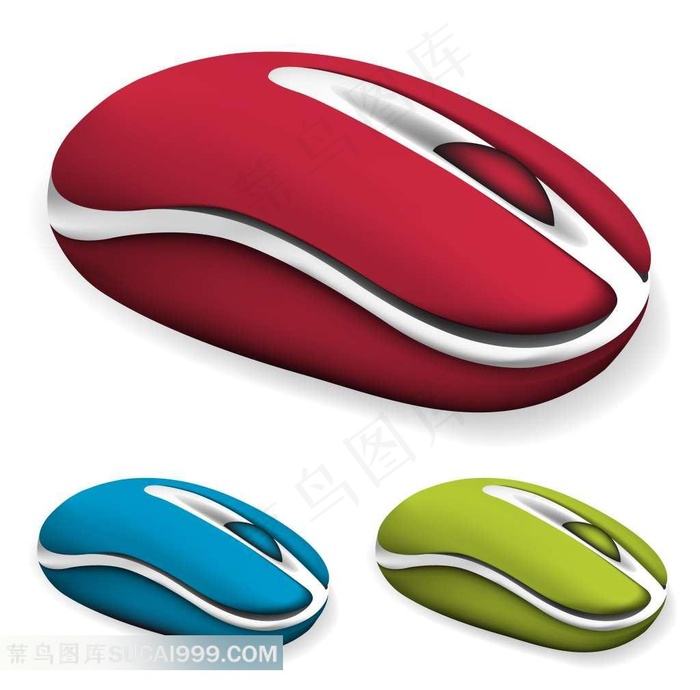 彩色立体鼠标