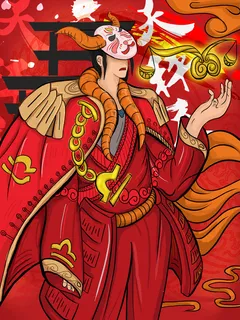 卡通涂鸦街头彩色墙绘壁纸插画儿童创意嘻哈漫画图集PSD素材