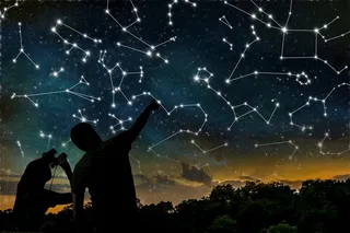 唯美星空星象景色高清图片