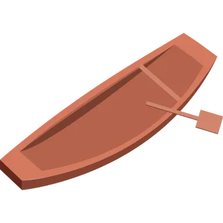 小船简笔画图标