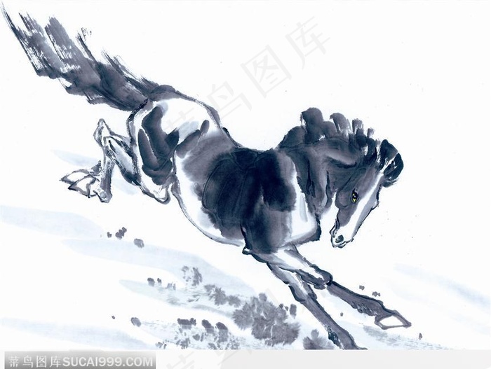 骏马奔腾图