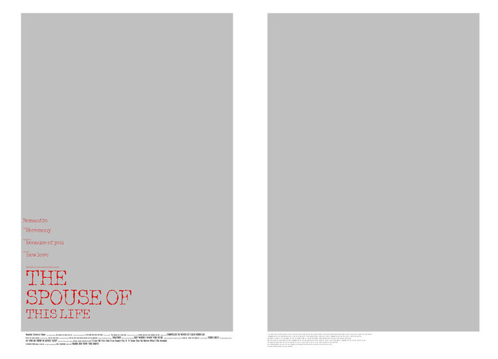 英文艺术字左右照片排版相册影集