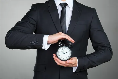 时间观念人物主题创意摄影高清图片职场人物