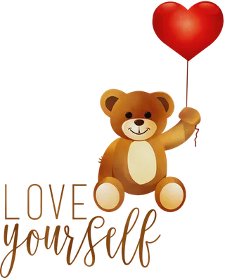 卡通简笔爱情熊