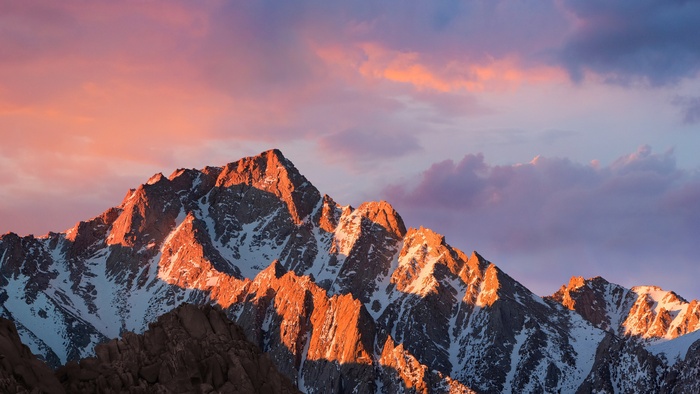 高清天空雪山风景
