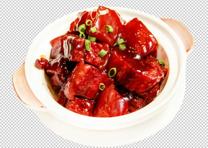 红烧肉免扣素材psd模版下载