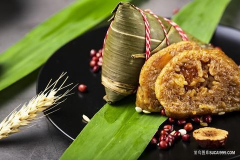 浓情端午节大粽子传统节日高清图片素材