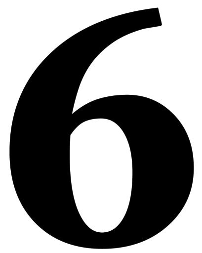 数字 6免抠(800x1000)