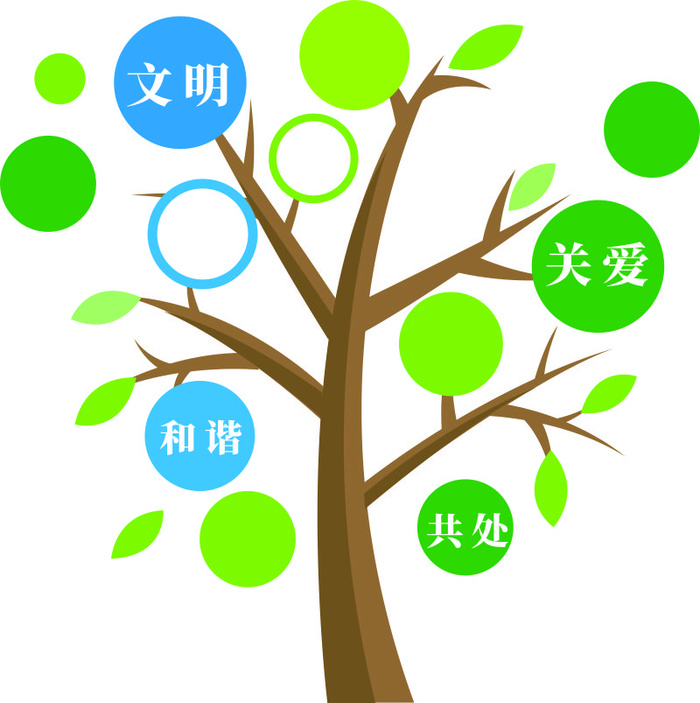 矢量免抠照片树cdr矢量模版下载