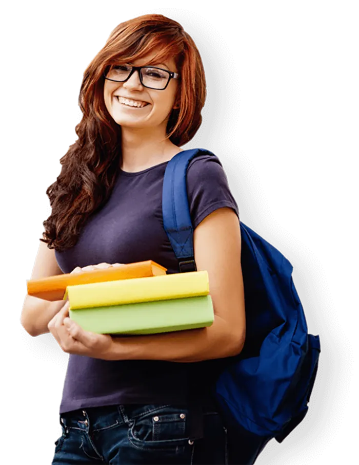 人物学生女孩