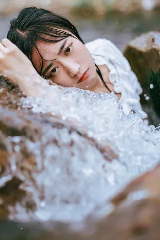 摄影图片人物美女模特照片