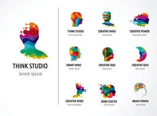 手绘Logo标志素材