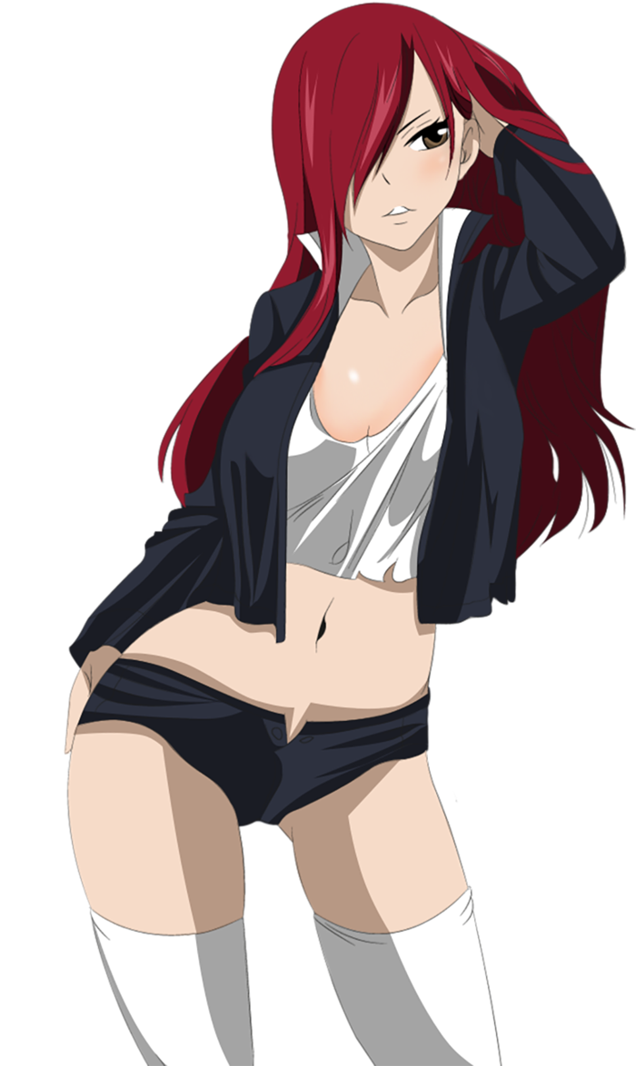 性感女孩夏季素材简笔人物