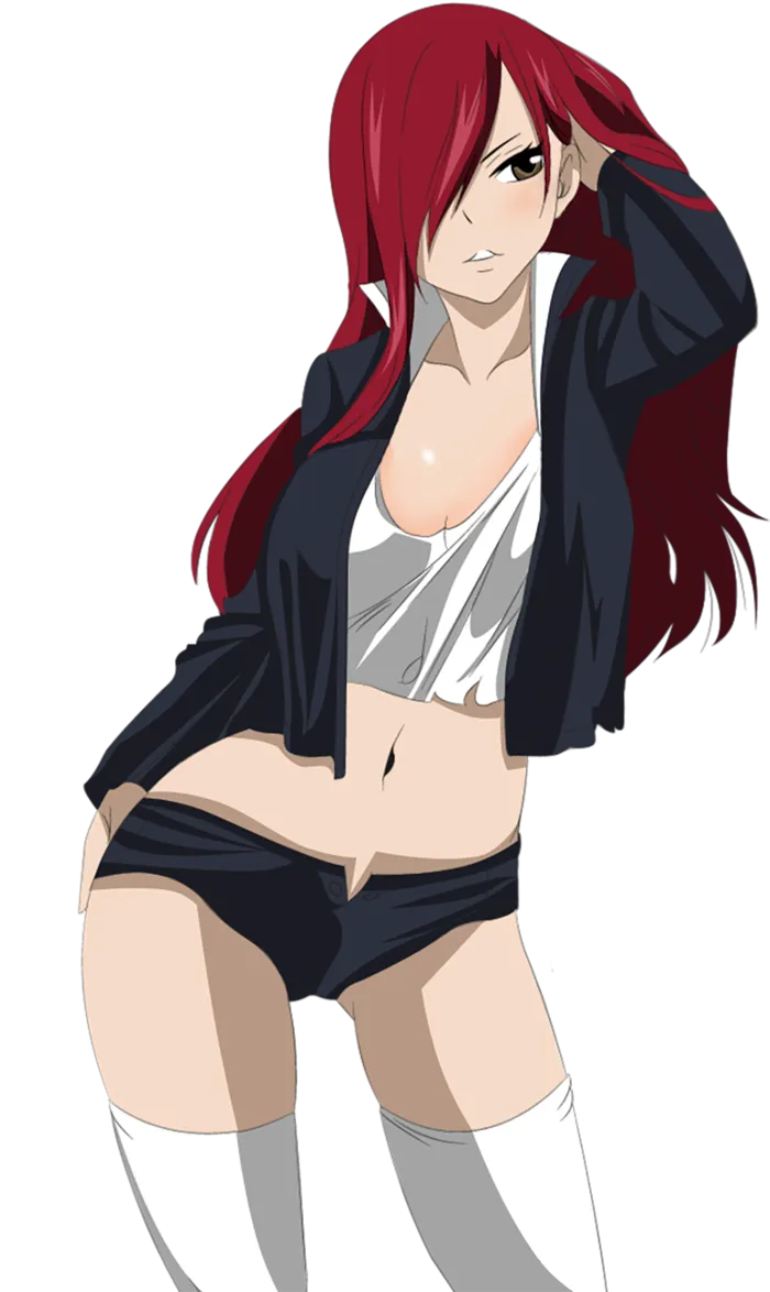 性感女孩夏季素材简笔人物