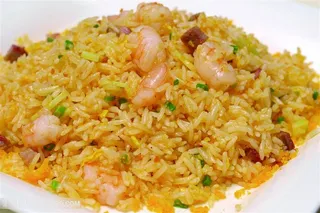 中华美食香港炒饭实拍摄影图