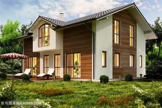 别墅建筑设计高清图