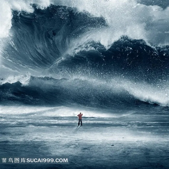 大海啸图片素材