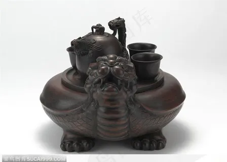中华传统工艺品-赑屃紫砂壶正面 中华传统工艺品-赑屃紫砂壶正面