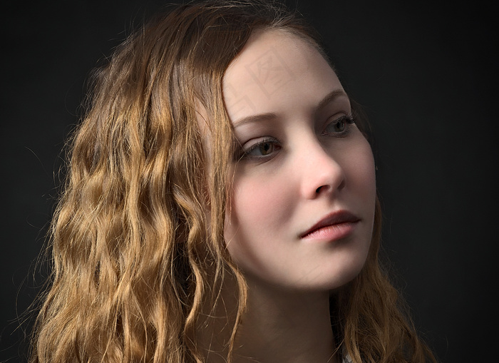 清新唯美可爱的女孩摄影图片