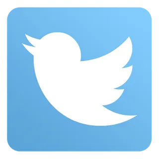 推特蓝色logo