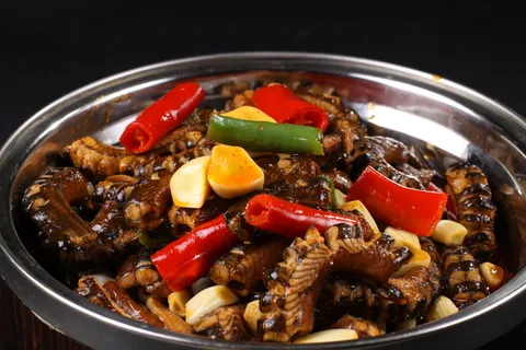 蒜仔红煨鳝鱼 (3)