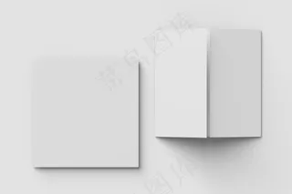 折页 样机  三折页 智能贴图 折页样机 三折页模板 三折页样机 