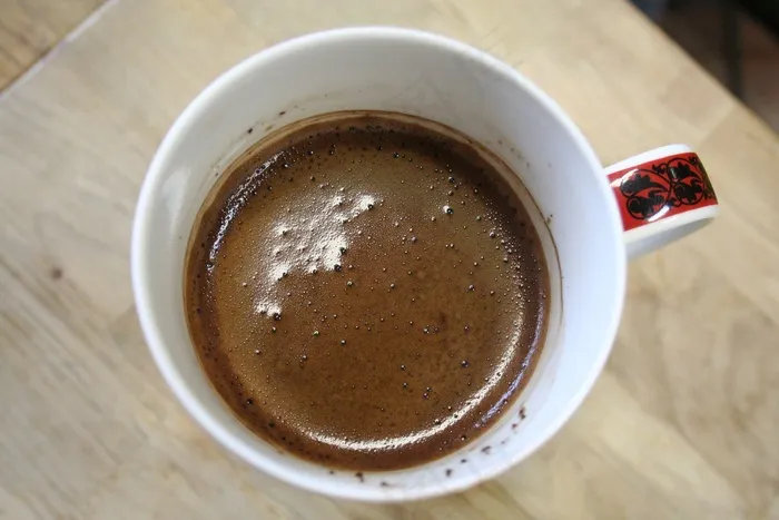 特浓咖啡特写图片