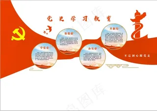 党史形象墙 建党100周年