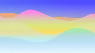 极简剪纸波浪弥散光渐变背景图设计素材