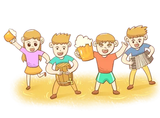 啤酒节狂欢畅饮