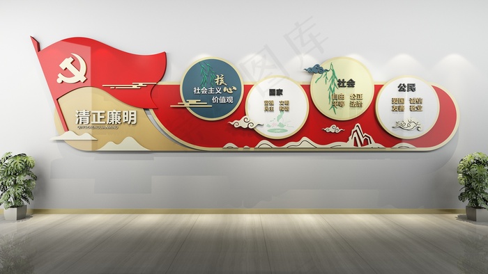廉洁文化墙