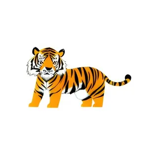 老虎动物免抠