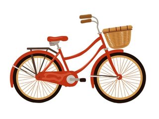 自行车单车装饰元素