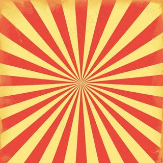 放射渐变绚丽，红黄色背景