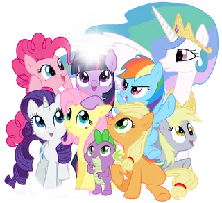 卡通马驹简笔素材