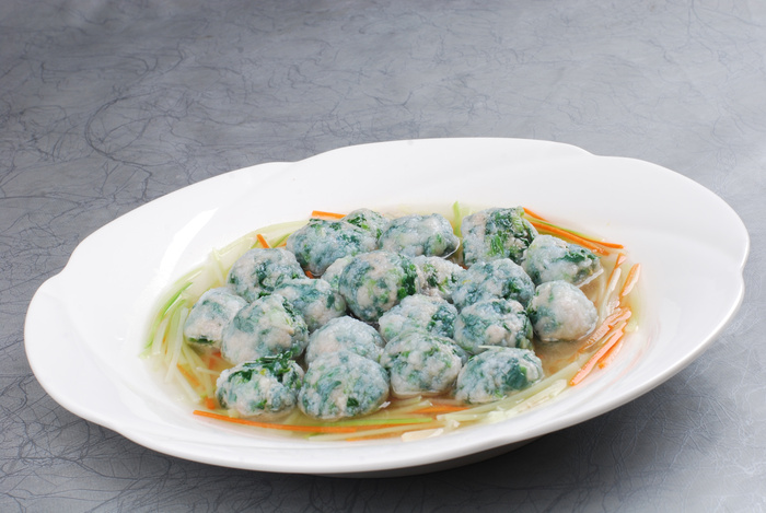 川菜湘菜高清菜谱 养生菠菜丸